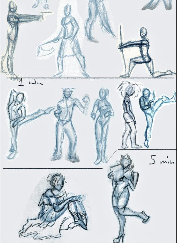 Gesture sketches